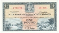 Clydesdale And North Of Scotland Bank Ltd 1 Pounds,  1. 5. 1958